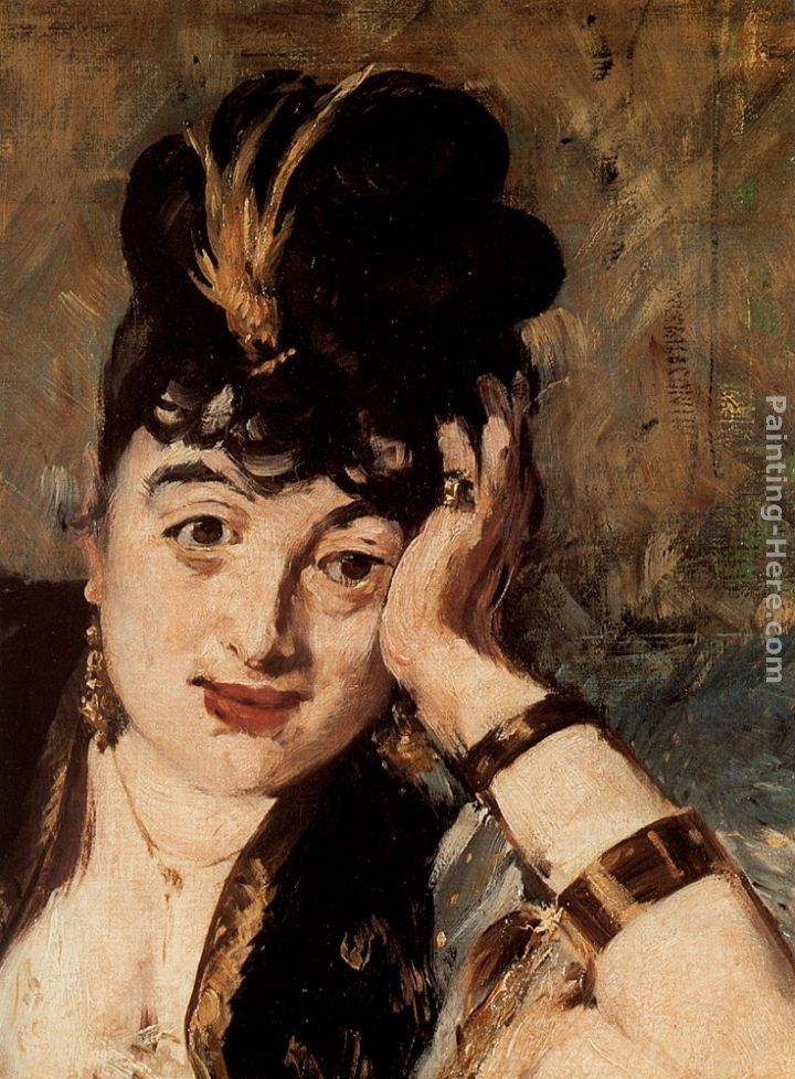 Eduard Manet Woman with Fans [detail]